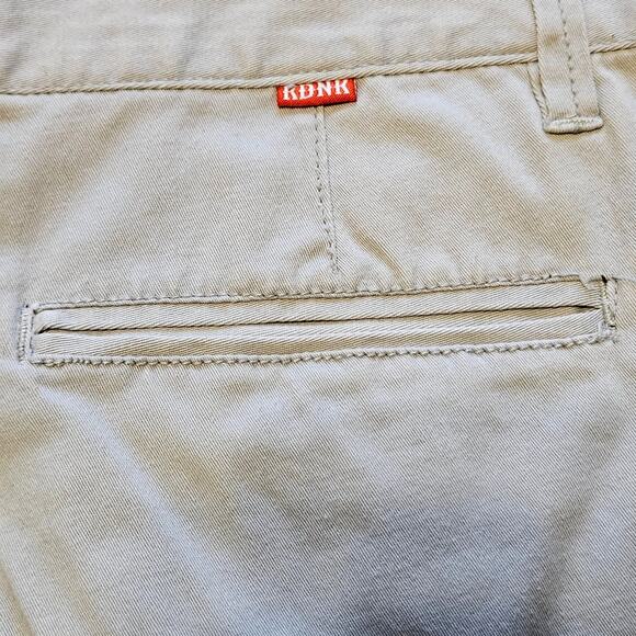 Kayden. K Denim Light Gray Reinforced Knee Cuffed Cotton Joggers Men's Size 34 - Picture 5 of 8